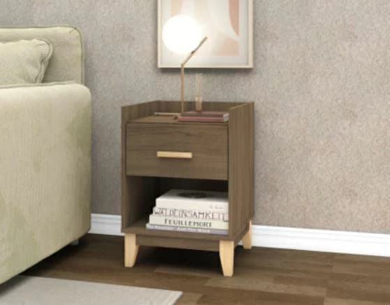 Mesa de Cabeceira MovelBento LE6006 (Freijo)