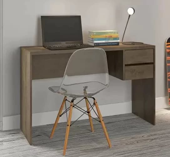 Mesa p/ Computador Atualle 2 Gavetas (mocaccino)