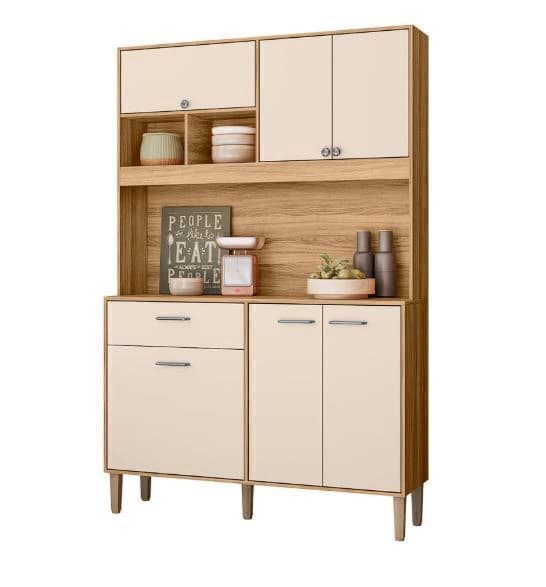Kit Cozinha Nicioli Erva Doce (freijo/off white)