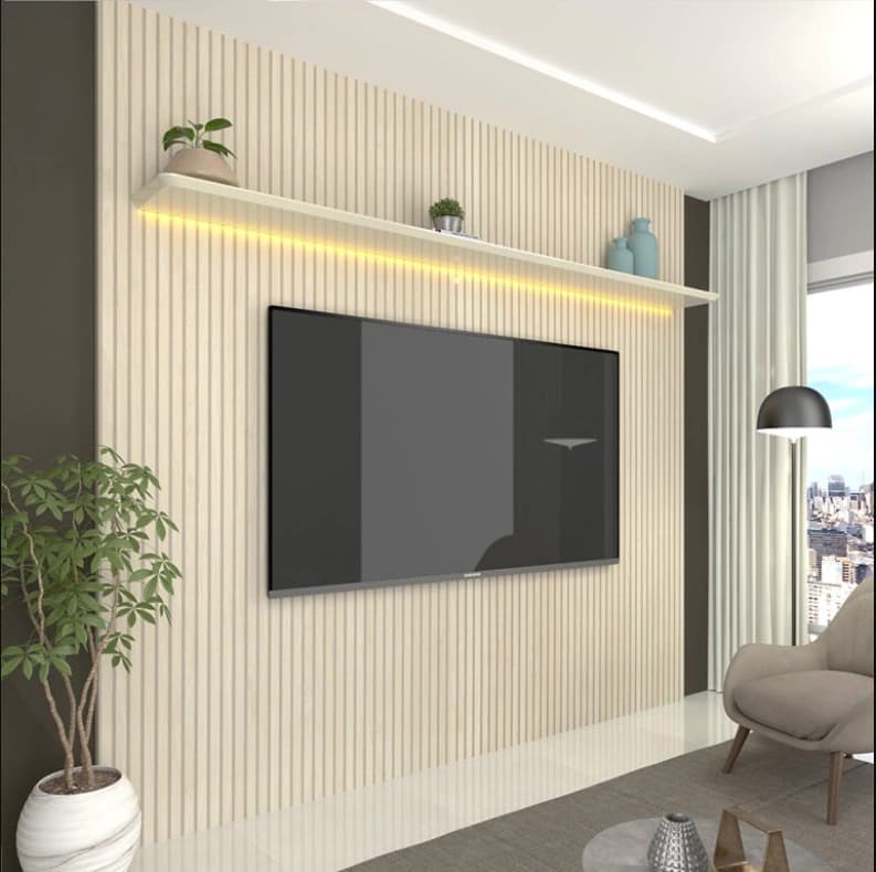 Painel Gelius Requinte 1,80m (off white)