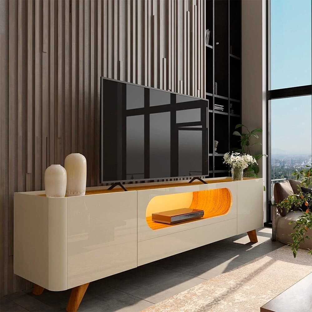 Rack Gelius Nobre 2,10 (off white/naturale)