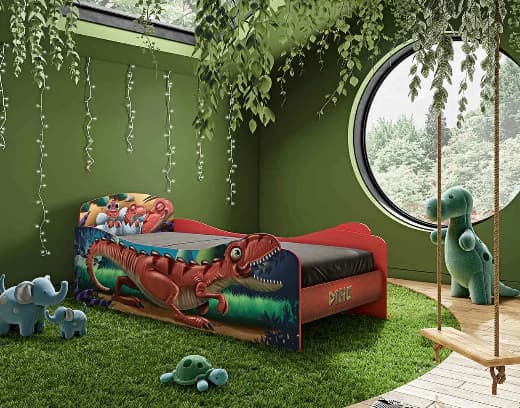 Cama Pura Magia Rex Vermelho