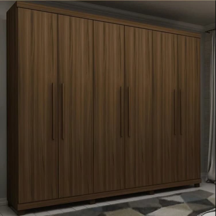 Roupeiro Gelius Absolut New (nogueira)