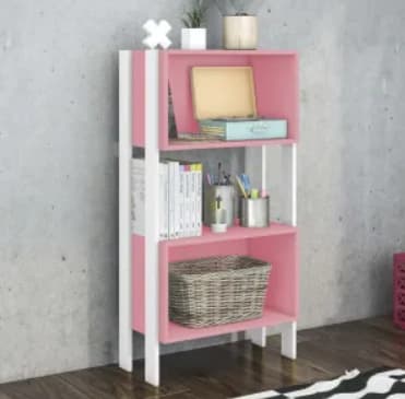 Estante Bento RT3092 (rosa/branco)